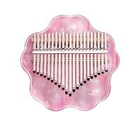Piano De Pulgar Portátil Kalimba Para Principiantes Profesional 17/21 Teclas (Color : 21 Key Pink)