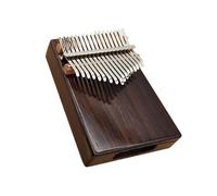 Piano de Pulgar Profesional Instrumento Musical Portátil Del Teclado Del Piano Del Pulgar Del Palisandro De Kalimba Del Tono C De 17 Teclas Para Principiantes