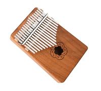 Piano de Pulgar Profesional Instrumentos Musicales De Piano De Pulgar Con Patrón Impreso Bonito Kalimba De 17 Teclas De Madera De Caoba Maciza (Color : 03)