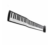 Piano de Teclado Enrollable, Piano Portátil Portátil de Piano Portátil con Panel de Control Táctil Silicona 88 Teclas Roll Up Piano Teclados de Piano Manual Educativo para Principiantes Aprendiendo