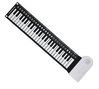 Piano de Teclado Portátil, Piano de Teclado de Piano Plegable con 16 Teclados de Piano Eléctrico de Tonos Incorporados 49 Teclas Portátiles Plegables USB Recargable Recargable Piano para Principiantes