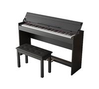 Piano digital for el hogar Piano eléctrico con acción de martillo ponderado de 88 teclas Piano con cubierta, triple pedal, banco, conexión USB MIDI for adolescentes adultos principiantes profesionales