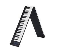 Piano Digital Plegable Portátil De 88 Teclas, Teclado Electrónico Multifuncional, Piano Para Instrumento De Piano Para Estudiantes (Color : Bk)