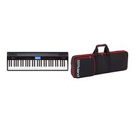 Piano digital Roland Go:Piano Go-61P - Conexión inalámbrica con smartphone, negro & Bolsa de transporte CB-GO61KP para teclados GO de 61 notas: GO:PIANO