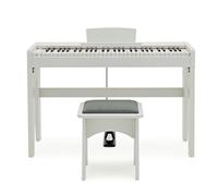 Piano digital y taburete Keynote Junior, blanco