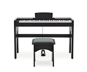 Piano digital y taburete Keynote Junior, Matte Black