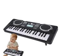 Piano eléctrico - Juguetes musicales para piano digital portátil de 37 teclas, juguete de aprendizaje de piano para instrumentos musicales multifunción, buena durabilidad, juguete pe