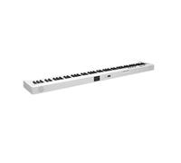 Piano Eléctrico Para Principiantes Piano Electrónico Digital Plegable Profesional De 61 U 88 Teclas Recargable Para Principiantes Y Adultos(88 Keys White)