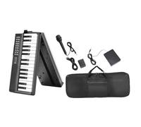 Piano Eléctrico Para Principiantes Piano Portátil Plegable De 61 Teclas 1000 Tonos 150 Canciones De Demostración Rendimiento Profesional