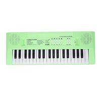Piano electrico, Piano elctrico con teclado musical digital de plstico con 37 teclas para instrumentos educativos para principiantes(Verde