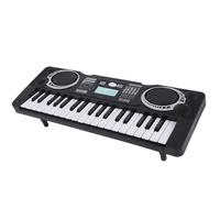 Piano eléctrico portátil, teclado de instrumento digital, juguete de aprendizaje con características musicales, juguete de piano con diseño interactivo, accesorio musical, conjunto de instrumentos po