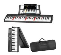 Piano Eléctrico Profesional Piano Electrónico Plegable Portátil De 61 Teclas 1000 Tonos 150 Canciones De Demostración