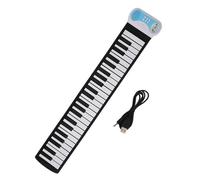 Piano Electrónico 49 Teclas De Silicona Flexible Mano Enrolladas Piano Teclado Electrónico Suave Instrumento De Piano