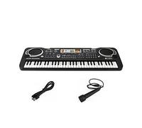 piano electrónico 61 Keys Piano Digital Electronic Organ Keyboard Pianos Instrumentos Musicales Piano Con Micrófono Teclado Piano Eléctrico