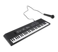 piano electrónico 61 Teclas Teckmay Electronic Piano Música Digital Tablero Con Iluminación Musical De Micrófono Teclado Piano Eléctrico