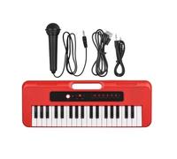 Piano Electrónico De 37 Teclas Con Micrófono Preestablecido, 10 Demostraciones, Compatible Con Grabación De Auriculares, Teclado Musical Portátil