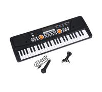 Piano Electrónico De 49 Teclas, Piano Eléctrico Multifuncional USB Con Micrófono, Instrumento Musical De Iluminación Musical