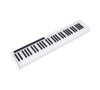 Piano Electrónico De 61 Teclas Para Principiantes Piano Electrónico Para Adultos, Piano Electrónico Portátil Para Uso Doméstico(White)