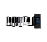Piano Electrónico Enrollable Digital, 88 Teclas, Carga USB, Portátil, ABS, Silicona Suave, Teclado Flexible, Bocina Y Peda