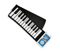 Piano electrónico enrollado a mano con altavoz incorporado portátil de 49 teclas con 8 tonos y 6 canciones de demostración Piano Electrónico Portatil
