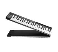 Piano Electrónico Juego De Piano Plegable, Piano Electrónico Portátil De 88 Teclas Con Altavoces Estéreo Duales Incorporados (Color : BK)