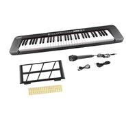 Piano Electrónico Multifuncional De 61 Teclas Con Teclado Iluminado Soporte Para Partituras Y Micrófono Para Principiantes