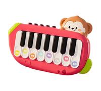Piano Electrónico - Piano de bolsillo de 15 cm | Juguete educativo para teclado de mono, instrumento musical portátil multifunción para niños, juego educativo para niños de 3 a 5 años