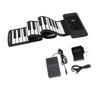 Piano Electrónico Piano Electrónico De 88 Teclas MIDI Y Carga USB Portátil ABS Silicona Suave Teclado Flexible Digital Enrollable