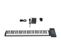 Piano Electrónico Piano Electrónico Enrollado A Mano De 61 Teclas, Teclado Electrónico Portátil, Compatible Con Altavoces O Auriculares Externos
