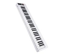 Piano Electrónico Piano Electrónico Plegable De 61 Teclas Piano Con Teclado Sensible A Órganos Electrónicos Multifuncionales Con Bolsa De Transporte