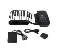 Piano Electrónico Piano Enrollable De Silicona Portátil De 88 Teclas, Teclado Plegable, Piano Enrollable A Mano Con Pedal De Sostenido