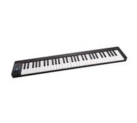Piano Electrónico Plegable De 61 Teclas Con Pantalla LCD Funda Para Piano Y Pedal De Sustain Que Activa 128 Tonos(US)