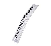 Piano electrónico plegable de 61 teclas, teclado de piano portátil, teclado electrónico de música digital, instrumento musical duradero