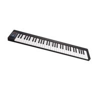 Piano Electrónico Plegable De 61 Teclas Teclado Electrónico Digital Sensible Con Conectividad De Pantalla LCD(US)