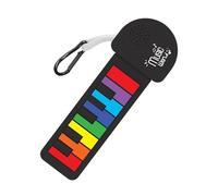 Piano electrónico plegable, teclado de silicona enrollable, instrumento musical portátil para niños y adultos, viajes, escuela, al aire libre, hogar, parque, lecciones de práctica de piano ligero y