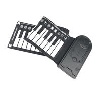 Piano Electrónico Portátil De 49 Teclas Enrollado A Mano De Silicona Y Acero Enrollado A Mano Plegable Para Principiantes