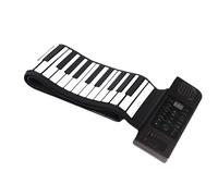 Piano Electrónico Portátil Enrollado A Mano De 88 Teclas Con 128 Tonos, 128 Ritmos Y 45 Canciones De Demostración Piano Electrónico Portatil