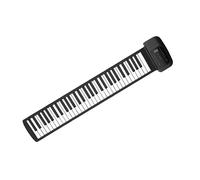Piano Electrónico Portátil Plegable USB De Piano Enrollado A Mano De 61 Teclas Para Principiantes