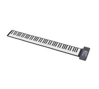 Piano Enrollable de 88 Teclas, Teclado de Piano Flexible Enrollable a Mano, Teclado de Música Electrónico Flexible, Piano 100-240V (Enchufe de la UE)