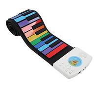 Piano Enrollable de Silicona, 49 Teclas, Teclados de Piano Enrollables, Rollo de Mano, Piano Efor para Ducational, Accesorios Profesionales