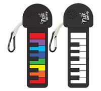 Piano Enrollable - Juguete de Llavero de Piano de Silicona Plegable | Juguete Musical Multifuncional para el hogar, el Parque, los Viajes, la Escuela y Las Actividades al Aire Libre
