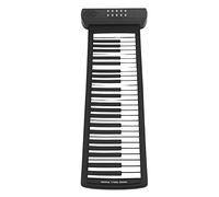 Piano Enrollable Manual Premium de 49 Teclas, Sonido Envolvente 4D, Teclado Portátil con Batería USB para Niños Principiantes, con 16 Tonos, 6 Canciones de Demostración, (PM49)