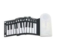 Piano enrollable para niños, Teclado de piano enrollable - Teclado de piano de música digital electrónica educativa,Teclado de piano plegable de viaje sensible de 49 teclas, juguetes educativos portát