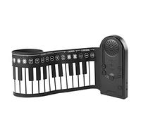 Piano Enrollable, Piano con Teclado de 49 Teclas, Piano Plegable, Instrumentos Musicales, Piano Electrónico de Música Digital para Niños Práctica de Piano