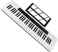 Piano enrollable, Teclado electrónico 61 teclas multimodo órgano electrónico principiantes sintetizador teclado Musical Piano instrumento Musical(C)