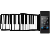 Piano enrollable, Teclado electrónico 88 teclas manos enrolladas controlador instrumentos sintetizador teclado de Piano Digital Piano eléctrico(B)