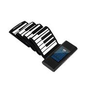Piano Enrollado A Mano Con Doble Altavoz, 88 Teclas, Teclado Electrónico Plegable De Silicona Espesa Para Adultos