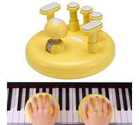 Piano Finger Trainer - Finger Pressing Orthotic Tool | ABS PVC Hand Exerciser 13.5x3.5cm, 145g Lightweight Support for Keyboard Piano Practice Classroom School Music Lessons Home Room