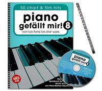 Piano gefällt mir! 50 Chart und Film Hits - Band 8 - de Luis Fonsi hasta Star Wars - Libro de juego definitivo para piano con CD y pinza para partituras - BOE7926 9783954561919
