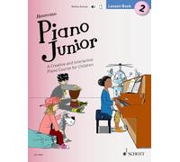 Piano junior: lesson book 2 vol. 2 piano+enregistrements online: A Creative and Interactive Piano Course for Children